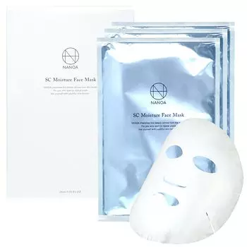 NANOA Face Pack Human Stem Cell Sheet Mask Aging Care EGF Moisturizing Asahi Kasei Высококачественная листовая маска для лица 5 шт. (Наноа)
