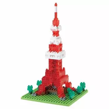 Nanoblock 10th Anniversary Tokyo Tower Прозрачная версия. NBH_001R