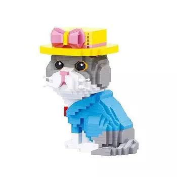 Детская шапочка Nanoblock cat 832 детали (PCS)