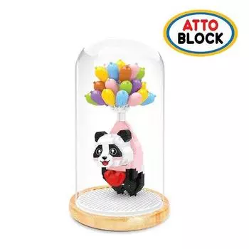 Nanoblock Balloon Heart Panda