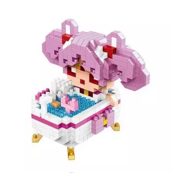 Nanoblock Bathing Purple Girl 431 Pieces (PCS)
