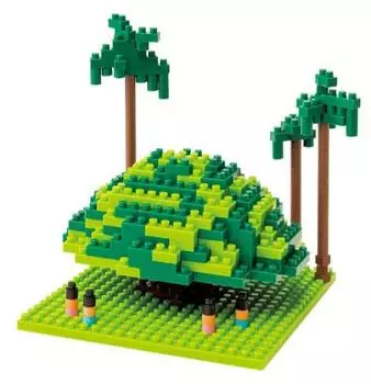 Nanoblock Big tropical tree