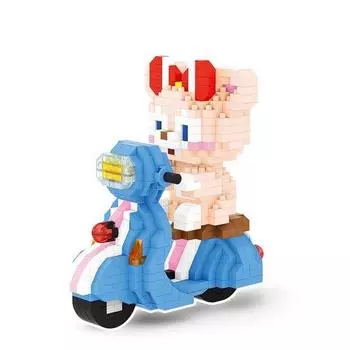 Nanoblock Blue Самокат Gom (7555by)