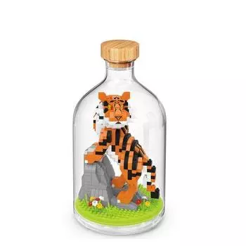 Nanoblock Bottled Brave Tiger 704 Pieces (PCS)