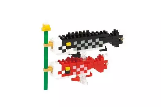 Nanoblock carp streamer NBC-107