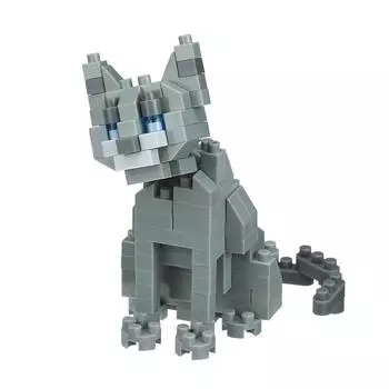 Nanoblock Cat Breed Russian Blue NBC_266