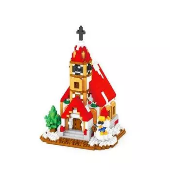Nanoblock Christmas Church 1790 pieces (PCS)