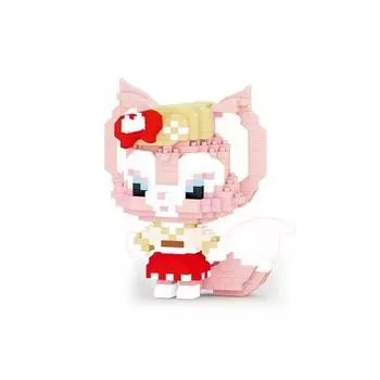 Nanoblock Прозрачный Розовый Кот (7570by)