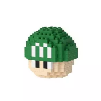 Nanoblock Egg Green Plumber Mushroom 147 Pieces (PCS)