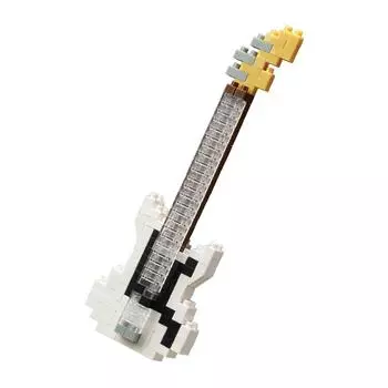 Nanoblock Electric Bass White NBC_205