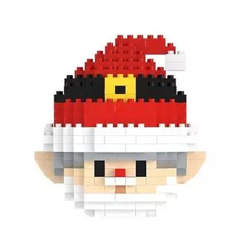 Nanoblock face shape Santa Claus 344 pieces (PCS)