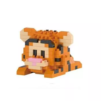 Nanoblock Fallen Tiger Тигр 199 шт. (PCS)