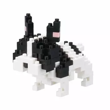Nanoblock French Bulldog Pied NBC_197