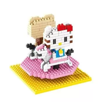 Nanoblock Hello Airplane Cat 327 деталей (PCS)