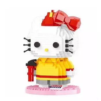 Nanoblock Hello Firefighter Cat 750 pieces (PCS)