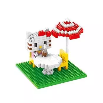 Nanoblock Hello Picnic Cat 225 pieces (PCS)