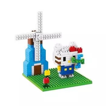Nanoblock Hello Windmill Cat 229 pieces (PCS)