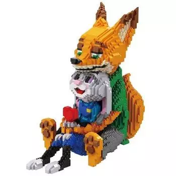 Nanoblock Ютонара Отдыхающий Кролик и Лиса 4500 штук (PCS)