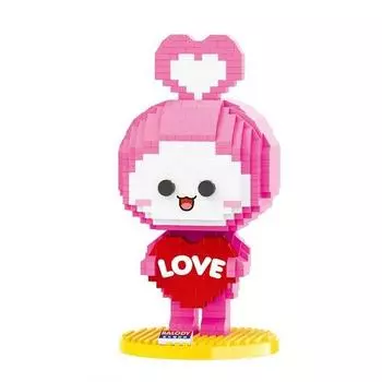 Nanoblock Love Rabbit 765 pieces (PCS)