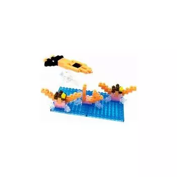 Nanoblock Makoto Ozu Swimming Swimming (Synchronized & Breaststroke)