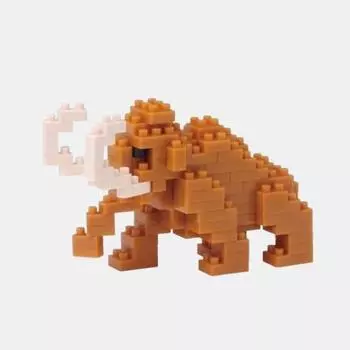 Nanoblock Mammoth, корейская популярная марка Bandai