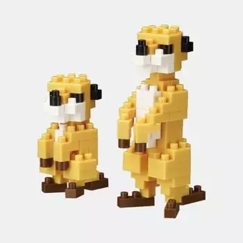 Nanoblock Meerkat, корейская популярная марка Bandai