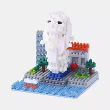 Nanoblock Merlion, популярный корейский бандай