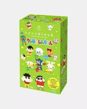 Nanoblock Mini Crayon Шин-тян (Коробка из 6 шт.), Корейский популярный бандай