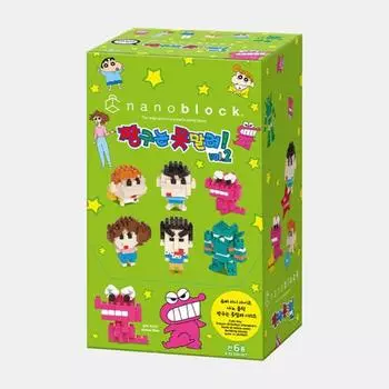 Nanoblock Mini Crayon Шин-тян VOL.2 (6 шт.) Корейская версия, корейская популярная бандай