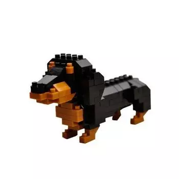 Nanoblock Mini Dachshund 122 pieces (PCS)