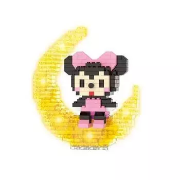 Мышь Nanoblock Mini Moon Pink 352 детали (PCS)