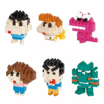 Nanoblock Mini Nano Crayon 1BOX 6 Всего 6 видов Shin-chan vol.2 (BOX) NBMC_20S = штук,