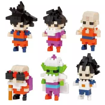 Nanoblock Mini Nano Dragon Ball Z (отечественная версия) (BOX) NBMC24S 1BOX 6 шт., всего 6 типов