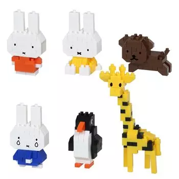 Nanoblock Mini Nano Miffy 1BOX 6 Всего 6 типов том 2 (BOX) NBMC_41S = штук,
