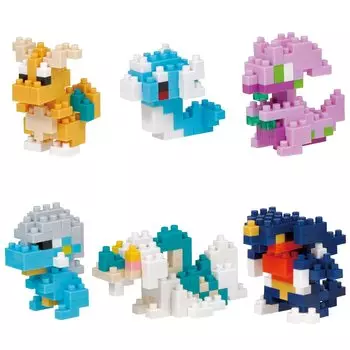 Nanoblock Mini Nano Pokemon Dragon Type BOX продукт 1BOX 6 всего 6 типов (BOX) NBMC_25S = штук,