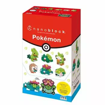Nanoblock Mini Nano Pokemon Grass Type 1BOX 6 Всего 6 типов (BOX) NBMC_21S = штук,