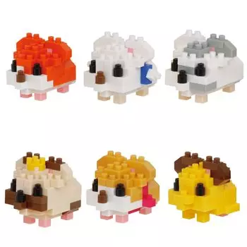 Nanoblock Mini Nano Tottoko Hamtaro 1BOX 6 Всего 6 типов (BOX) NBMC_33S = штук,