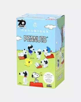 Nanoblock Мини Арахис Снупи (коробка из 6 штук), Корейский популярный бандай