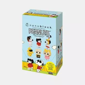 Nanoblock Mini Peanuts Snoopy VOL.3 (6 pieces), Korean popular bandai