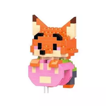 Nanoblock Mini Подвесной Yutonara Fox Trickster 205 шт. (PCS)