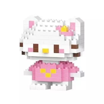 Nanoblock мини розовый ленточный кот 146 шт. (PCS)