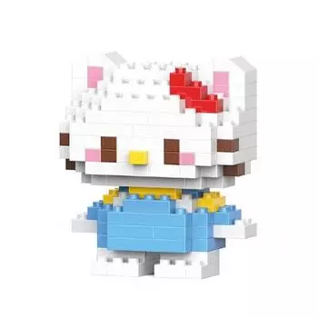 Nanoblock мини синяя лента кот 142 шт. (PCS)