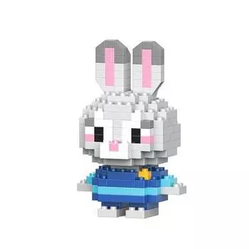 Nanoblock Mini Yutonara Rabbit Police 164 детали (PCS)