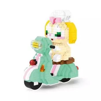 Nanoblock Mint Scooter Rabbit 703 pieces (PCS)