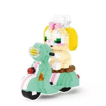 Nanoblock Mint Scooter Rabbit (7551by)