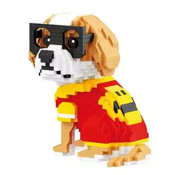 [Nanoblock-My Pet] BA Baby Cocker Spaniel BA Animal Block, смешанный, популярные корейские игрушки