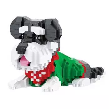 [Nanoblock-My Pet] BA Baby Schnauzer BA блок для животных, смешанный, популярные корейские игрушки