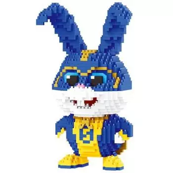 [Nanoblock-My Pet] BA Big Cosmium Snowball BA Secret Life Animal Block, разноцветные, популярные корейские игрушки