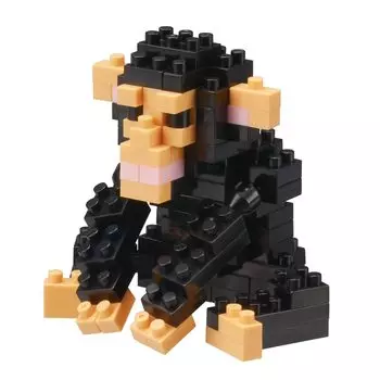 nanoblock nanoblock chimpanzee NBC_195
