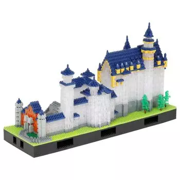 Nanoblock Neuschwanstein Castle Deluxe Edition Прозрачная версия. НБ-009А